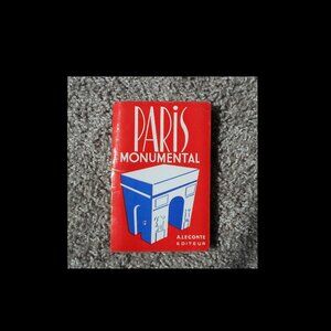 Tourist Map of Paris 1972